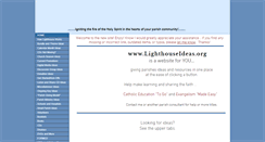 Desktop Screenshot of lighthouseideas.org